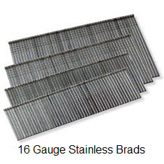 Stainless Brads for 16 Gauge Brad Nailers