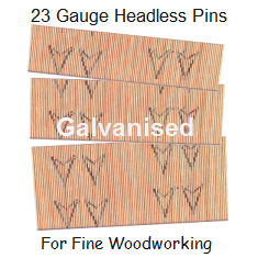 Headless Pins for 23 Gauge Pinners