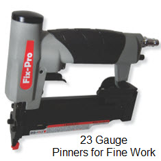 23 Gauge Micro Pinners for Fine Work