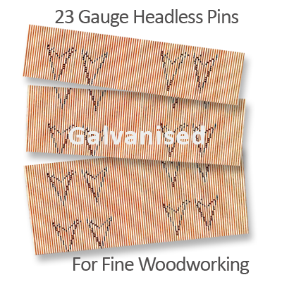 23 Gauge Galvanised Headless Pins