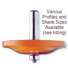 Bearing Guided Horizontal Raised Panel Router Bits