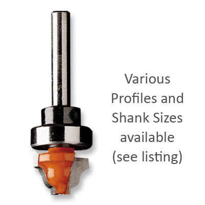 Bearing Guided Classical Bead Router Bits