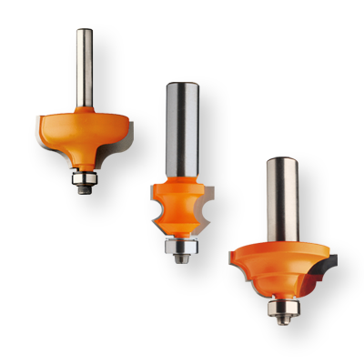 Bearing Guided Edge Moulding Router Bits