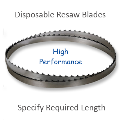 Disposable Resaw Blades (Non Standard Lengths)