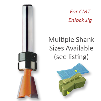Dovetail Router Bits for CMT Enlock Jig