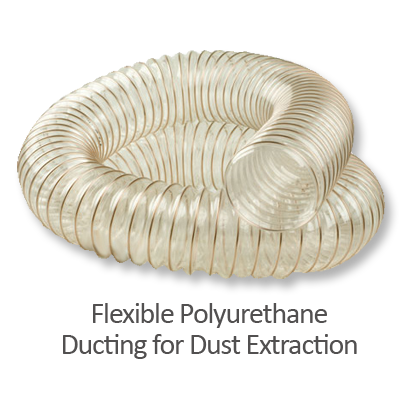 Flexible Polyurethane Ducting for Dust Extraction