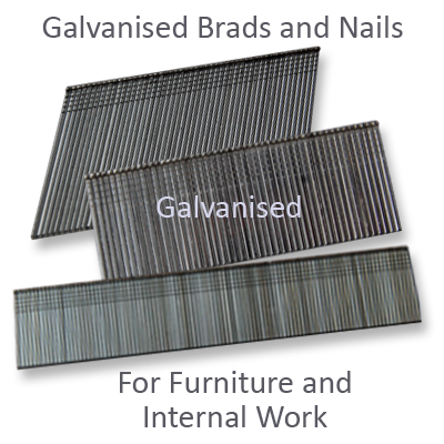 Galvanised Brads and Nails
