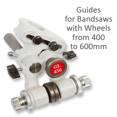 Guides for Bandsaws with wheels from 400 to 600mm