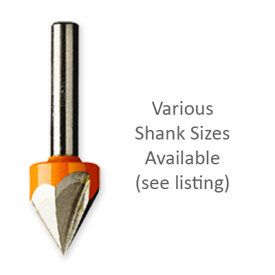 Laser Point (60 degree) Engraving Bits