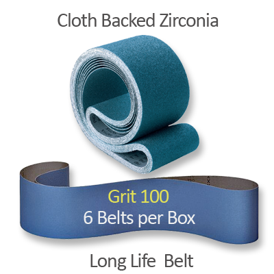 Long Life Narrow Pad Sander Belts Grit 100
