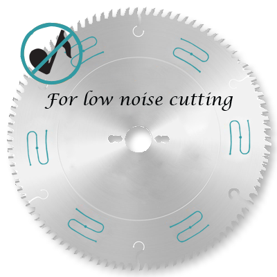Low Noise Chrome Panel Saw Blades