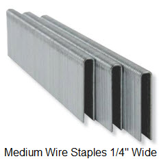 Medium Wire Galvanised Staples for 18 Gauge Staplers