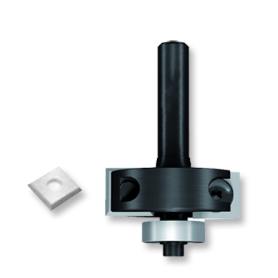 Mini Rebating Router Bits with Insert Knives