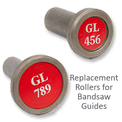 Replacement Rollers for Bandsaw Guides