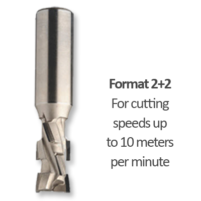 Shear Cutting Diamond Tool 2+2 (up to 10 metres per min)