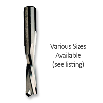 Solid Carbide Downcut Spiral Bits (2 Flute)