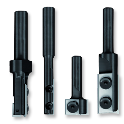 Straight Router Bits with Standard Carbide Inserts