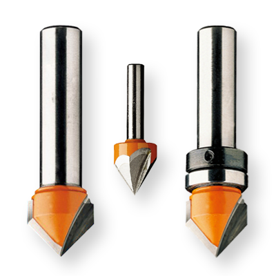 V-Grooving & Laser Point Router Bits