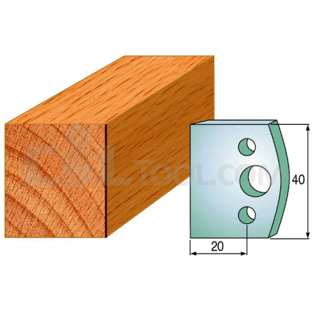 Pair of Universal Profile Knives 40 x 4mm 690.000