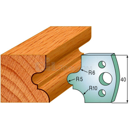 Pair of Universal Profile Knives 40 x 4mm 690.012