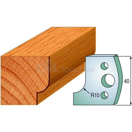 Pair of Universal Profile Knives 40 x 4mm 690.013