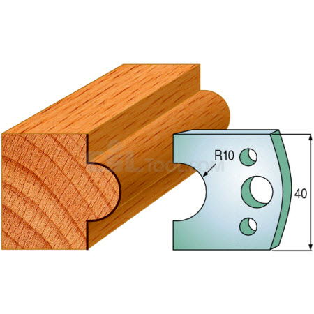 Pair of Universal Profile Knives 40 x 4mm 690.015