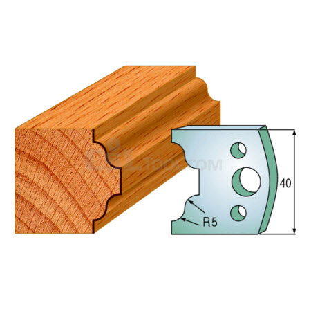 Pair of Universal Profile Knives 40 x 4mm 690.025