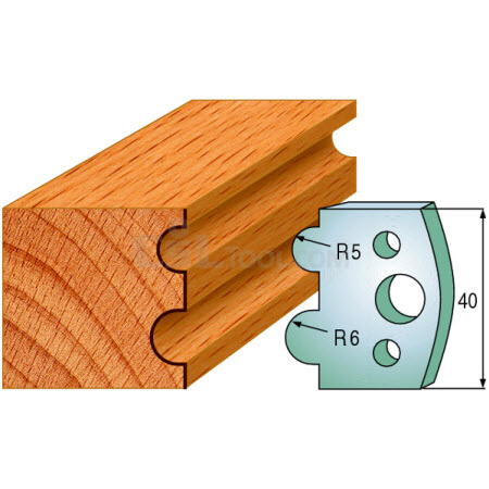 Pair of Universal Profile Knives 40 x 4mm 690.030