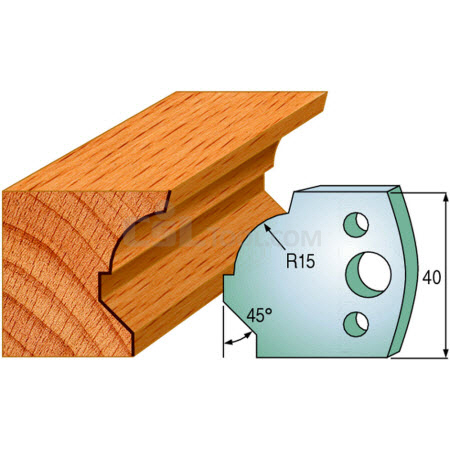 Pair of Universal Profile Knives 40 x 4mm 690.037