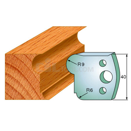 Pair of Universal Profile Knives 40 x 4mm 690.055