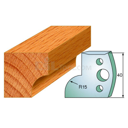 Pair of Universal Profile Knives 40 x 4mm 690.057