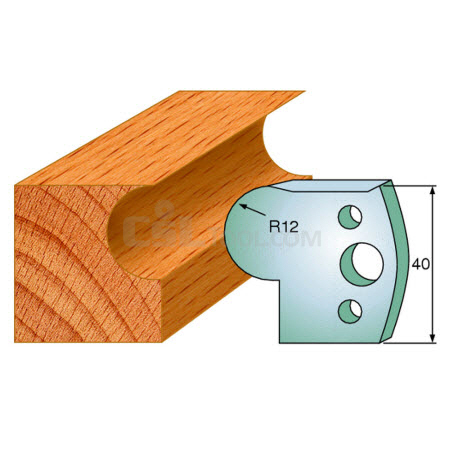 Pair of Universal Profile Knives 40 x 4mm 690.058