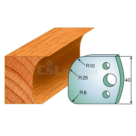 Pair of Universal Profile Knives 40 x 4mm 690.062