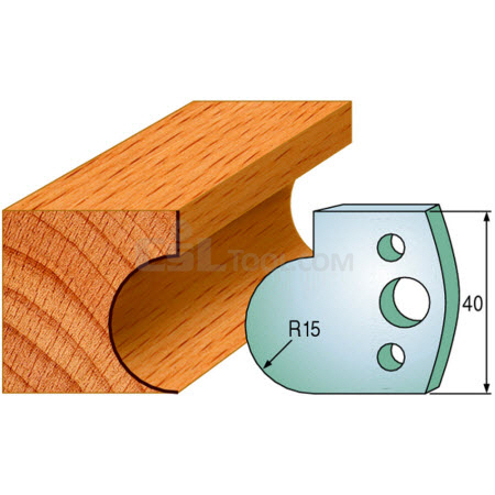 Pair of Universal Profile Knives 40 x 4mm 690.065