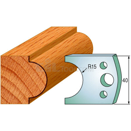 Pair of Universal Profile Knives 40 x 4mm 690.066