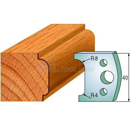 Pair of Universal Profile Knives 40 x 4mm 690.070