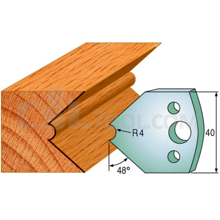 Pair of Universal Profile Knives 40 x 4mm 690.080