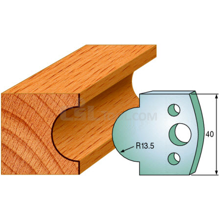Pair of Universal Profile Knives 40 x 4mm 690.118