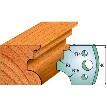 Pair of Universal Profile Knives 40 x 4mm 690.129