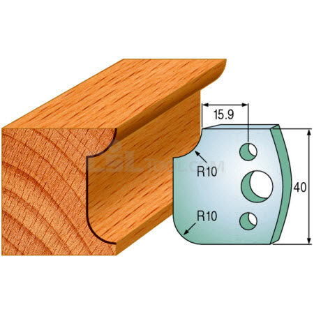 Pair of Universal Profile Knives 40 x 4mm 690.175
