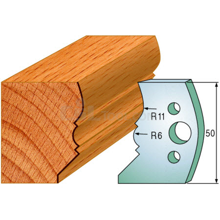 Pair of Universal Profile Knives 50 x 4mm 690.503