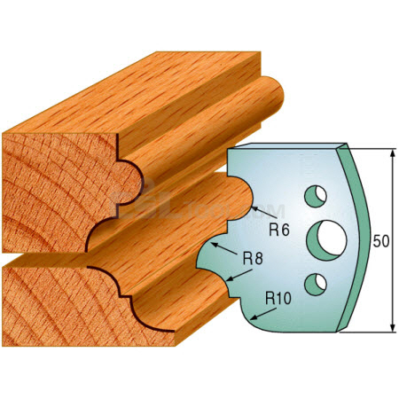 Pair of Universal Profile Knives 50 x 4mm 690.520