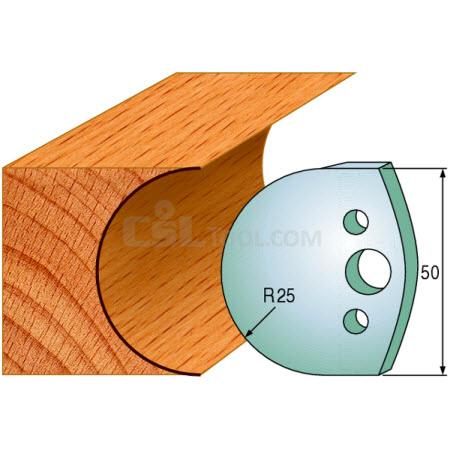 Pair of Universal Profile Knives 50 x 4mm 690.543