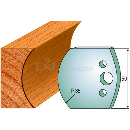 Pair of Universal Profile Knives 50 x 4mm 690.545