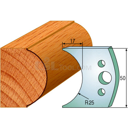 Pair of Universal Profile Knives 50 x 4mm 690.546