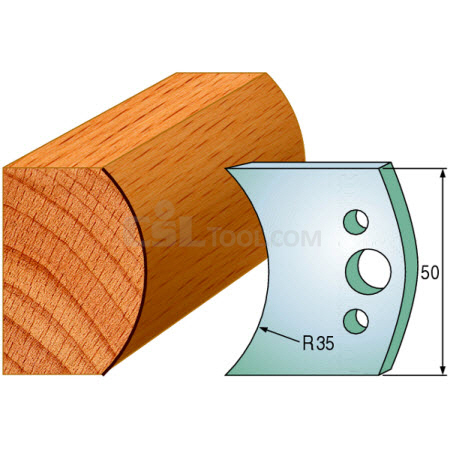 Pair of Universal Profile Knives 50 x 4mm 690.548