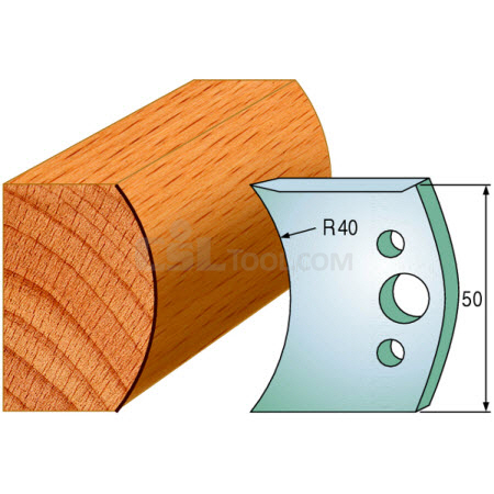 Pair of Universal Profile Knives 50 x 4mm 690.555