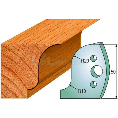 Pair of Universal Profile Knives 50 x 4mm 690.570