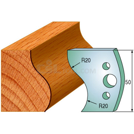 Pair of Universal Profile Knives 50 x 4mm 690.571