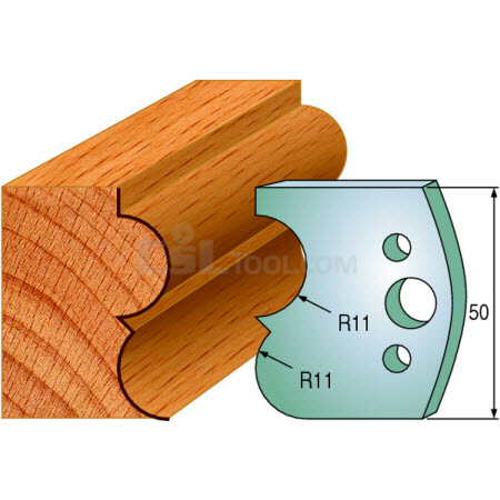 Pair of Universal Profile Knives 50 x 4mm 690.572